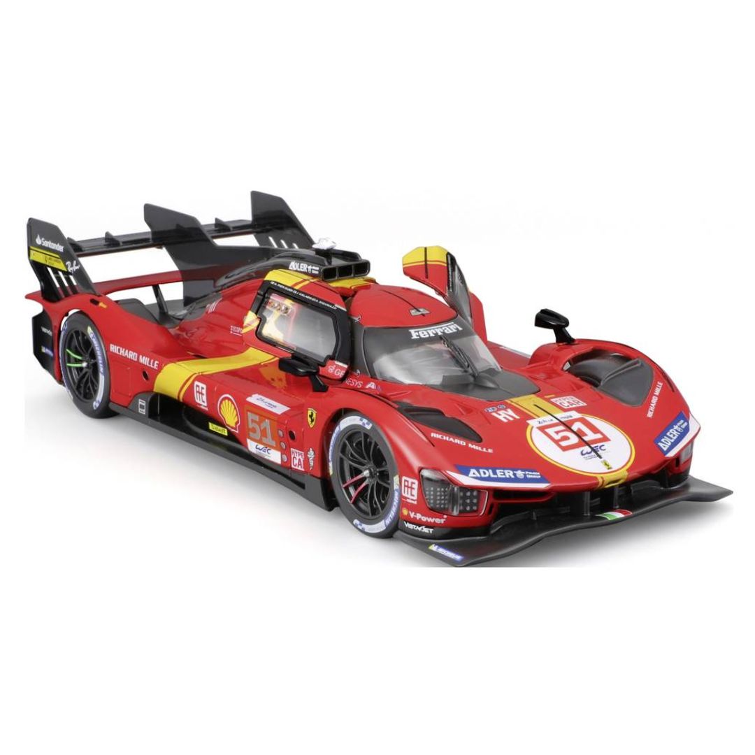 Ferrari 499P 24t LeMans 1:24 Scale Die-Cast Car by Bburago -Bburago - India - www.superherotoystore.com