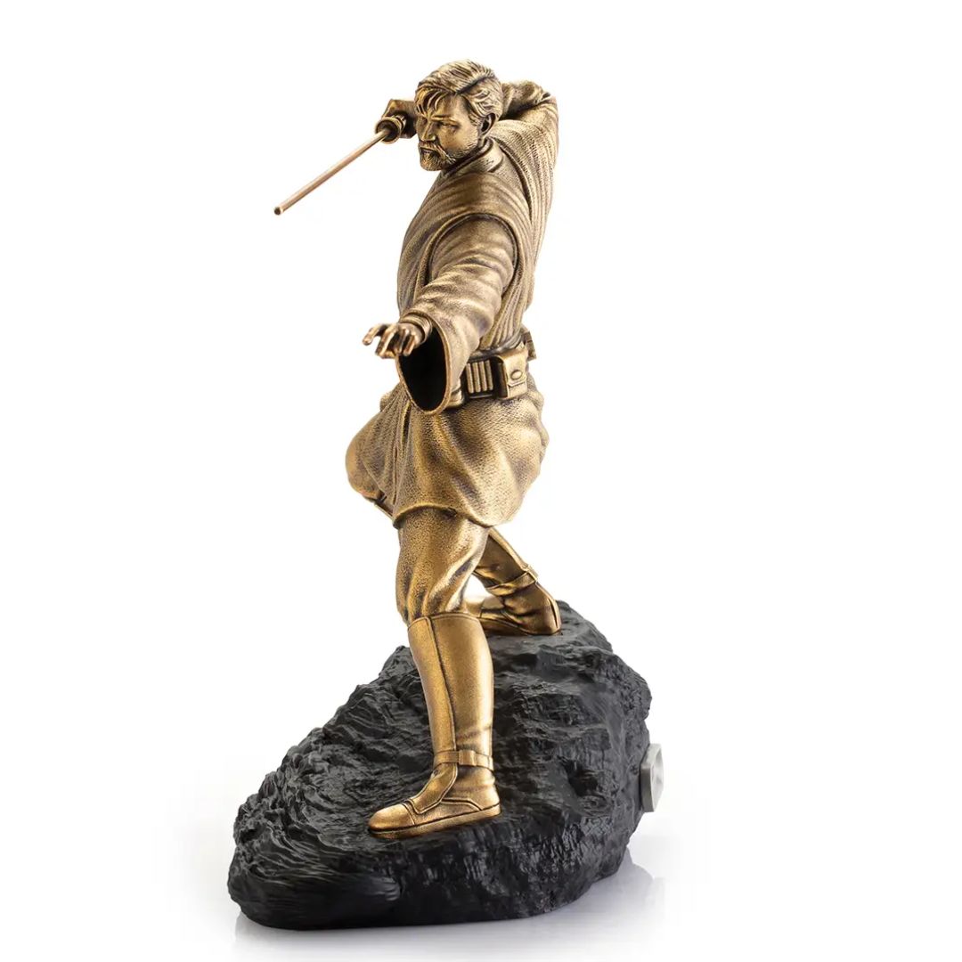 Limited Edition Gilt Obi-Wan Figurine By Royal Selangor