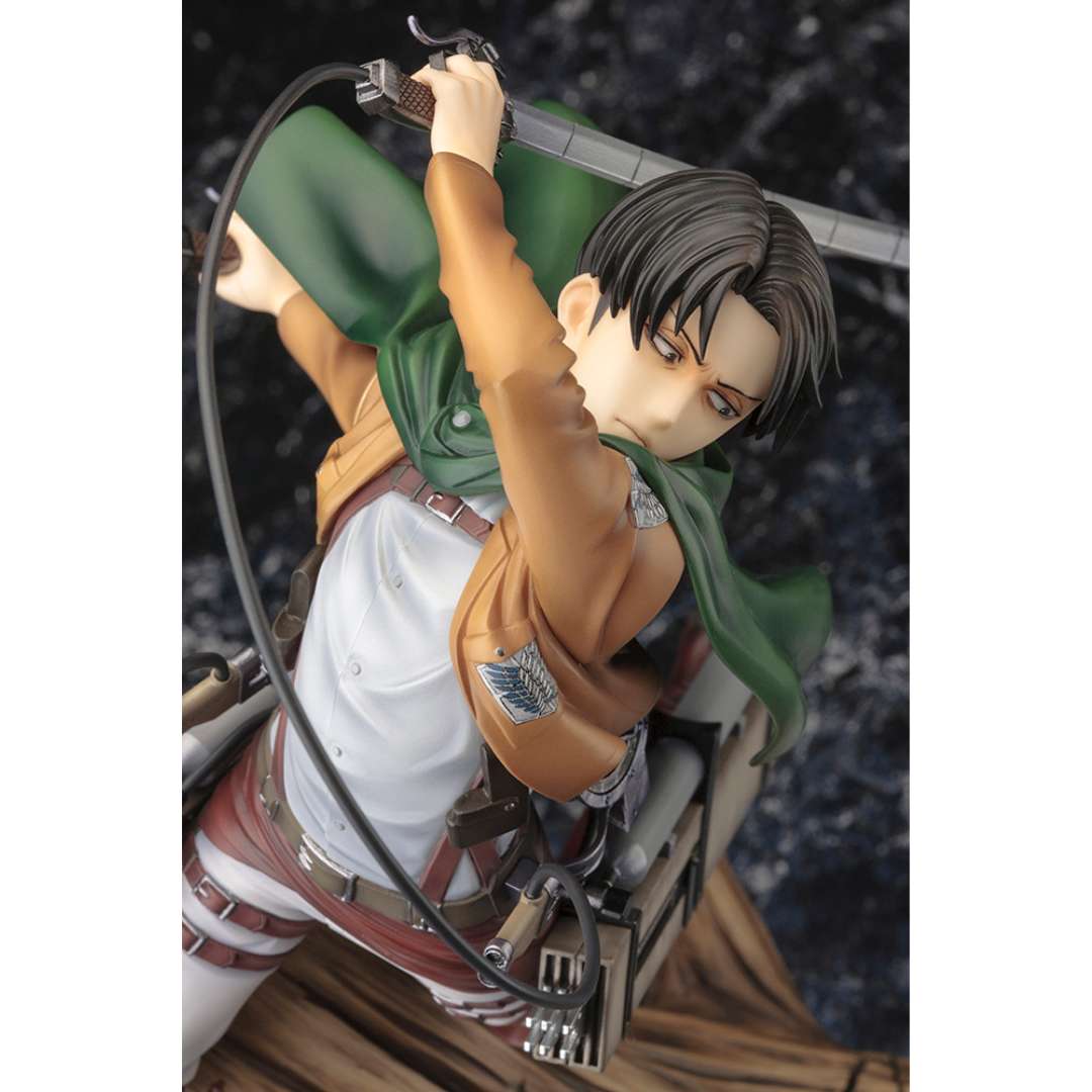 ATTACK ON TITAN ARTFX J LEVI RENEWAL PACKAGE VERSION BY KOTOBUKIYA