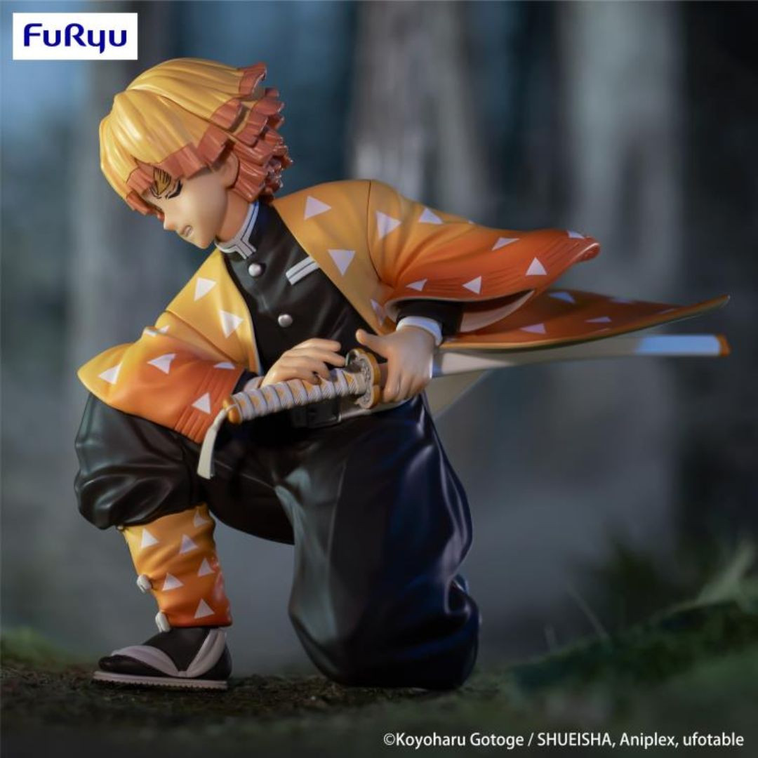 Demon Slayer: Kimetsu No Yaiba Noodle Stopper Statue -Agatsuma Zenitsu By Furyu -Furyu - India - www.superherotoystore.com