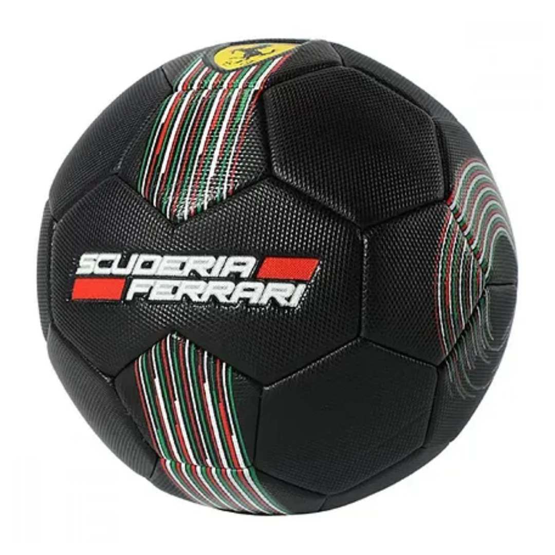 FERRARI SIZE 5 MACHINE SEWING SOCCER BALL BLACK BY MESUCA -Mesuca - India - www.superherotoystore.com