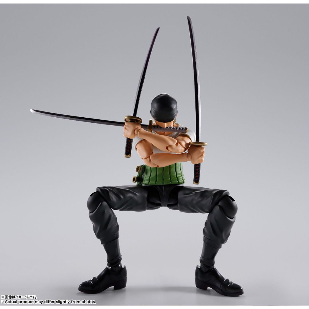 One Piece Roronoa Zoro Romance Dawn S.H.Figuarts  By Tamashii Nations -Tamashii Nations - India - www.superherotoystore.com