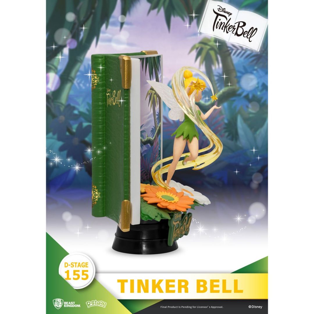 Peter Pan Disney Story Book Series Tinker Bell D-Stage Statue by Beast Kingdom -Beast Kingdom - India - www.superherotoystore.com