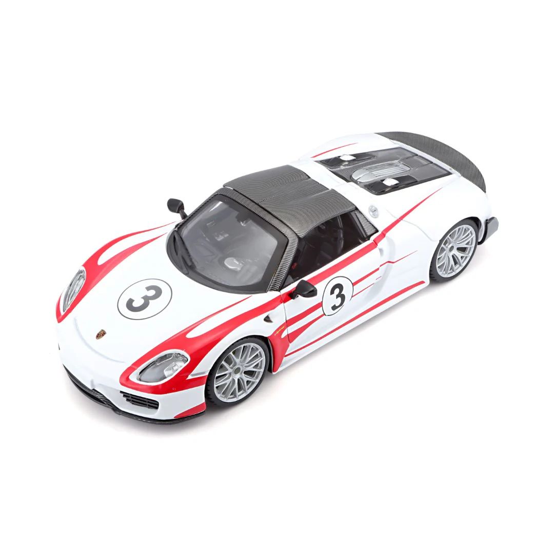 Porsche 918 Spyder - Weissach 1:24 Scale Die-Cast Car by Bburago -Bburago - India - www.superherotoystore.com