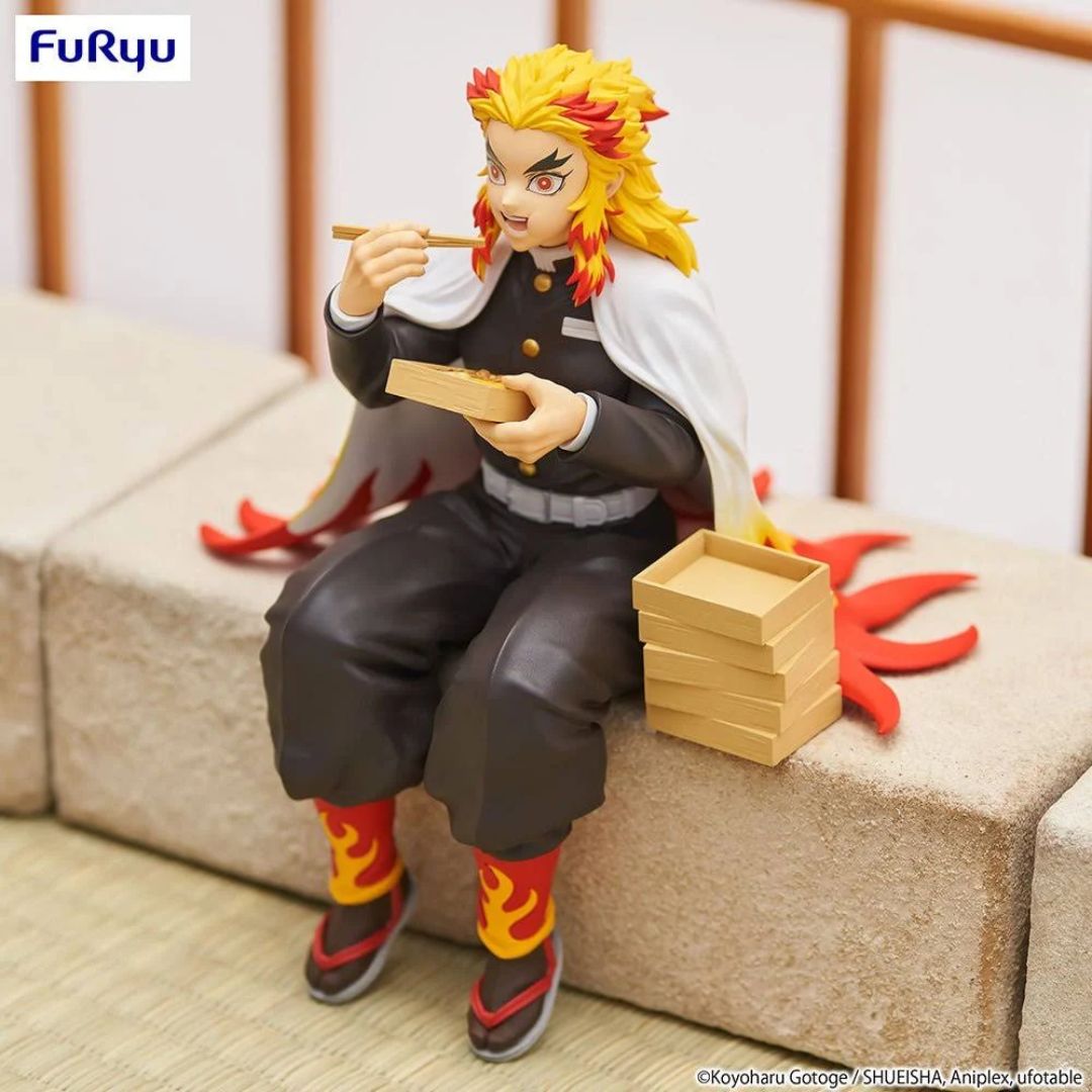 Demon Slayer: Kimetsu No Yaiba Noodle Stopper Statue -Rengoku Kyojuro By Furyu