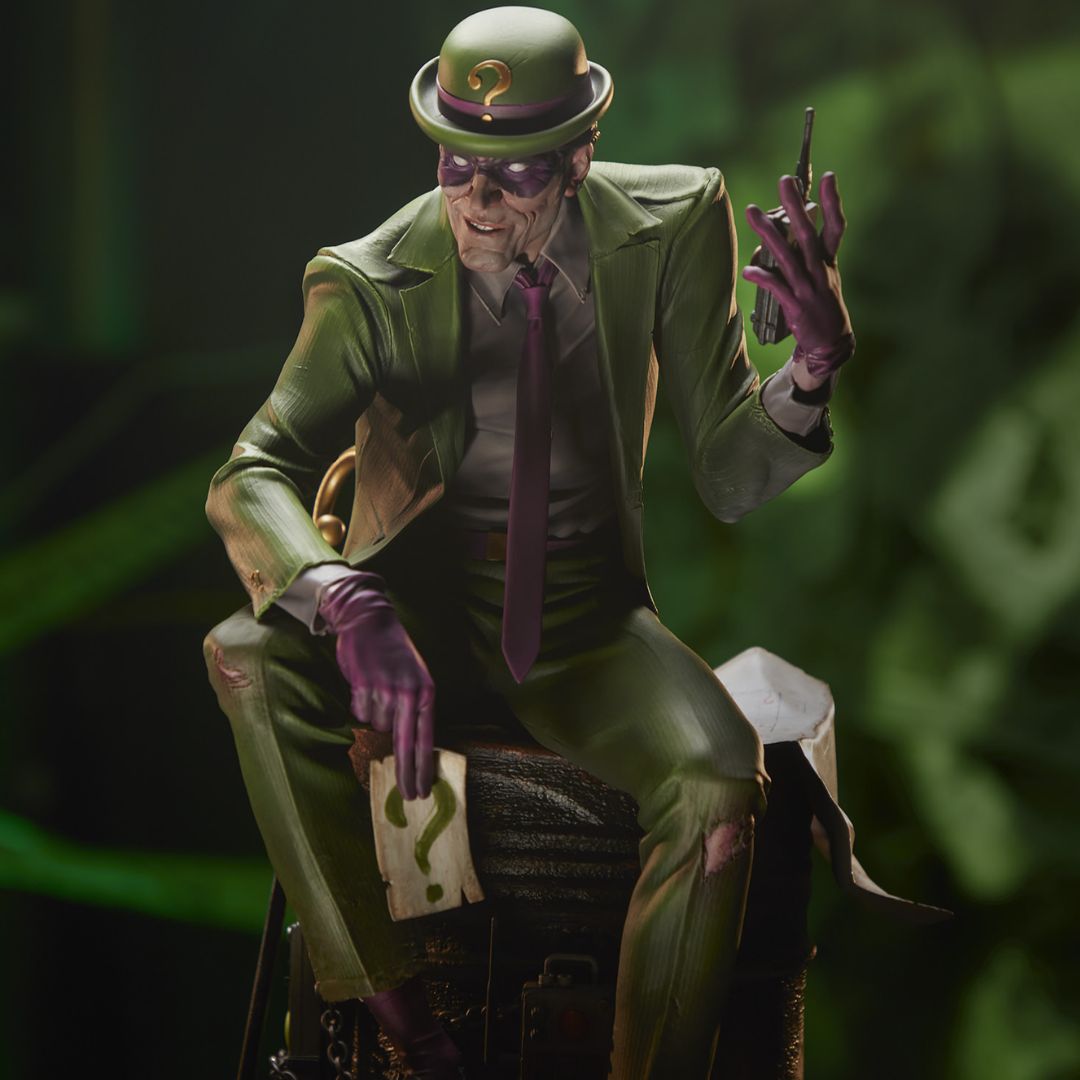 Riddler Premium Format Statue By Sideshow Collectibles -Sideshow Collectibles - India - www.superherotoystore.com