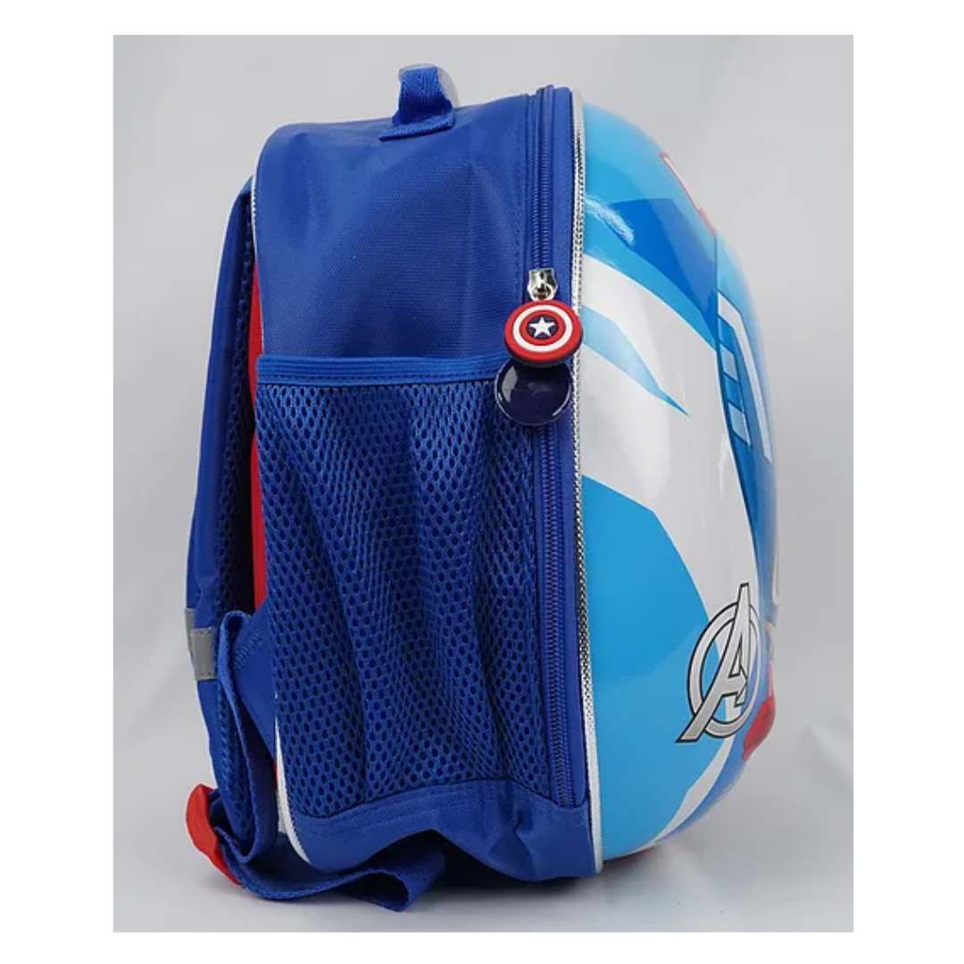 MARVEL CAPTAIN AMERICA HARDSHELL EGG SHAPE BAG - BLUE by Mesuca -Mesuca - India - www.superherotoystore.com