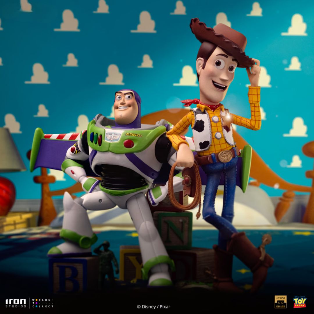 Buzz & Woody Deluxe Statue By Iron Studios -Iron Studios - India - www.superherotoystore.com