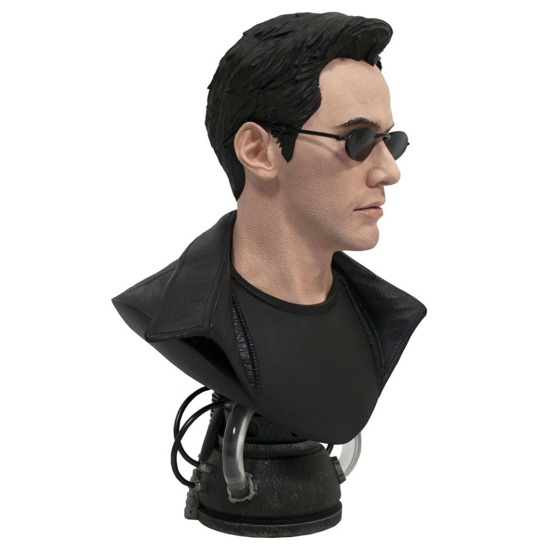 The Matrix Legends In 3D Neo Bust Statue By Diamond Gallery -Diamond Gallery - India - www.superherotoystore.com