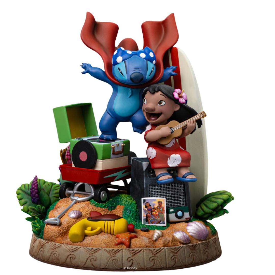 Lilo And Stitch Deluxe Statue By Iron Studios -Iron Studios - India - www.superherotoystore.com