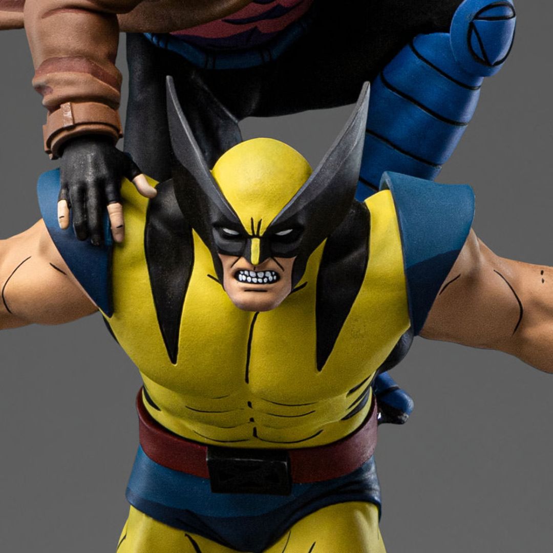 Gambit & Wolverine Deluxe Statue By Iron Studios -Iron Studios - India - www.superherotoystore.com