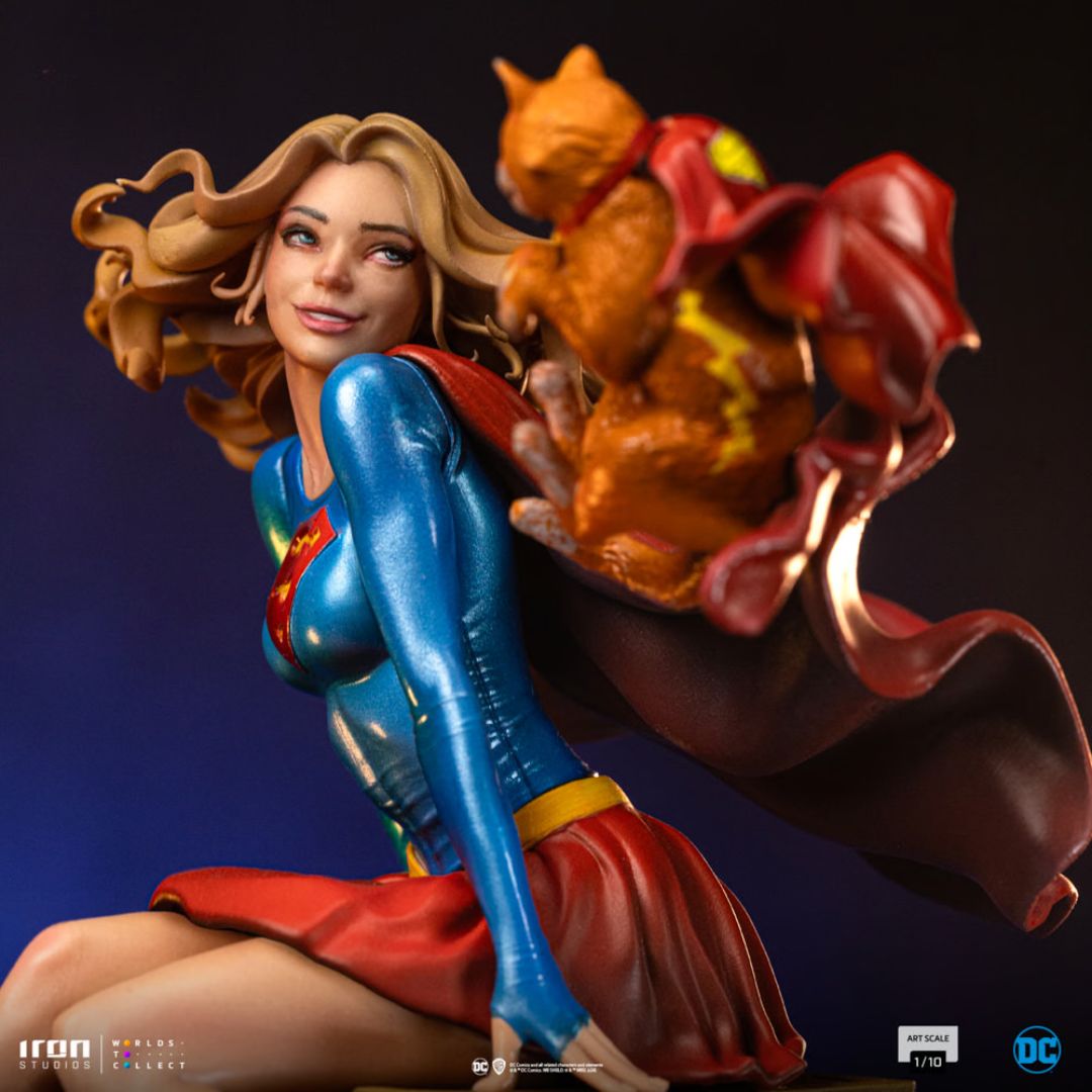 Super Girl Series #8 Statue By Iron Studios -Iron Studios - India - www.superherotoystore.com