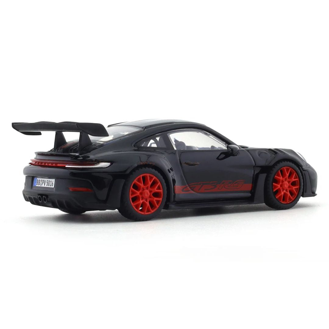 Porsche 911 GT3 RS Black 1:43 Diecast car by Bburago -Bburago - India - www.superherotoystore.com