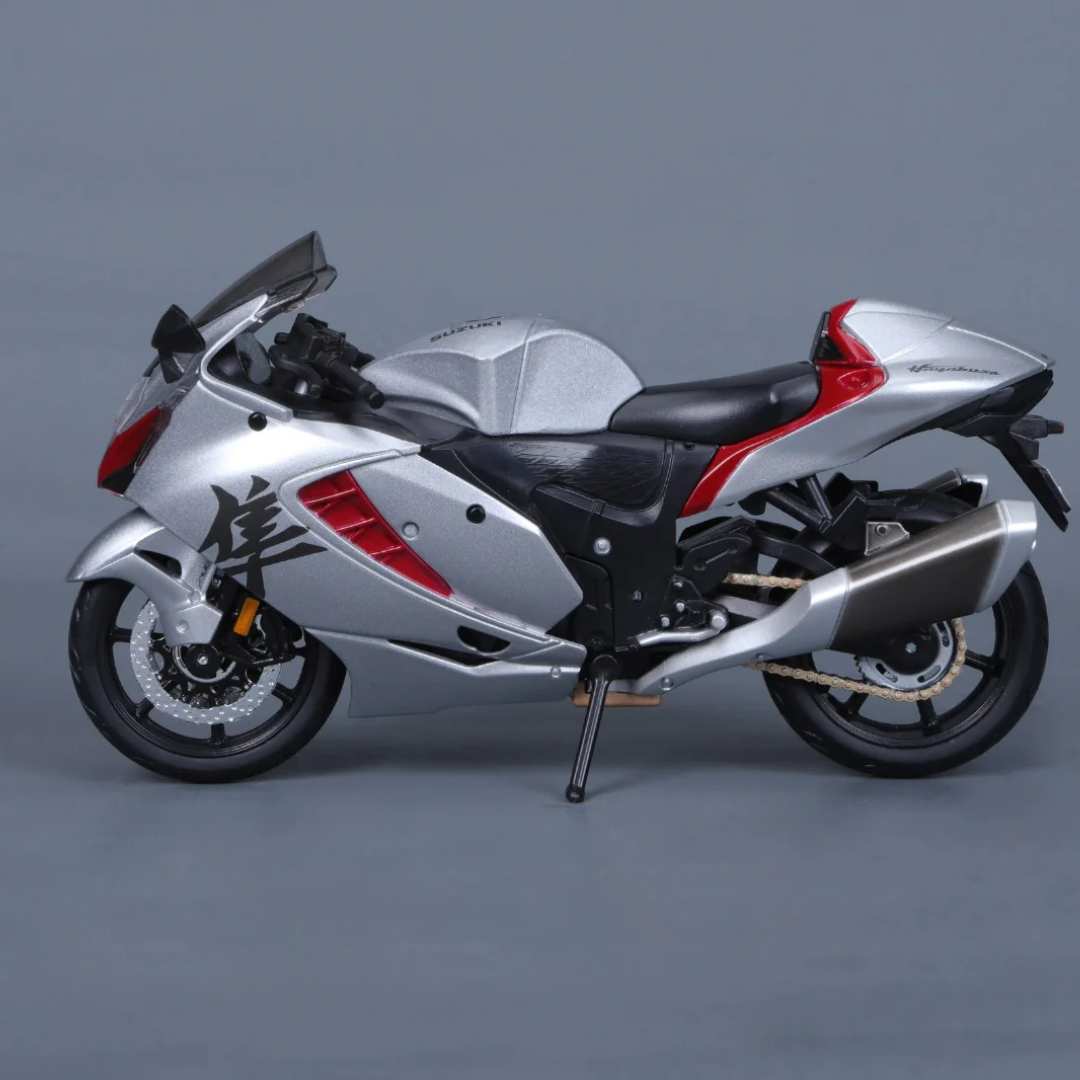 White 2022 Suzuki Hayabusa bike Die-cast Bike by Maisto -Maisto - India - www.superherotoystore.com