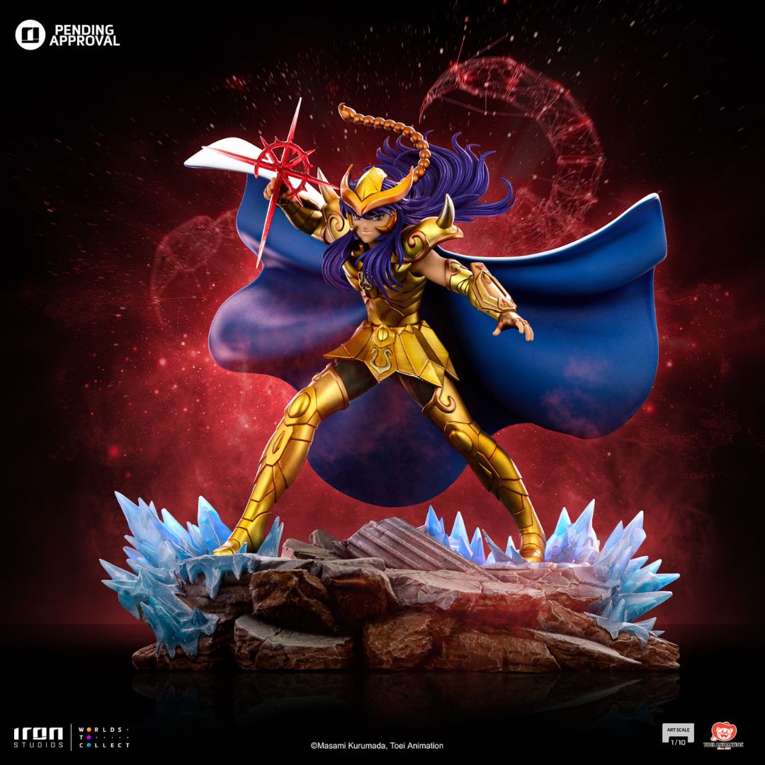 Scorpio Milo Saint Seiya Statue By Iron Studios -Iron Studios - India - www.superherotoystore.com