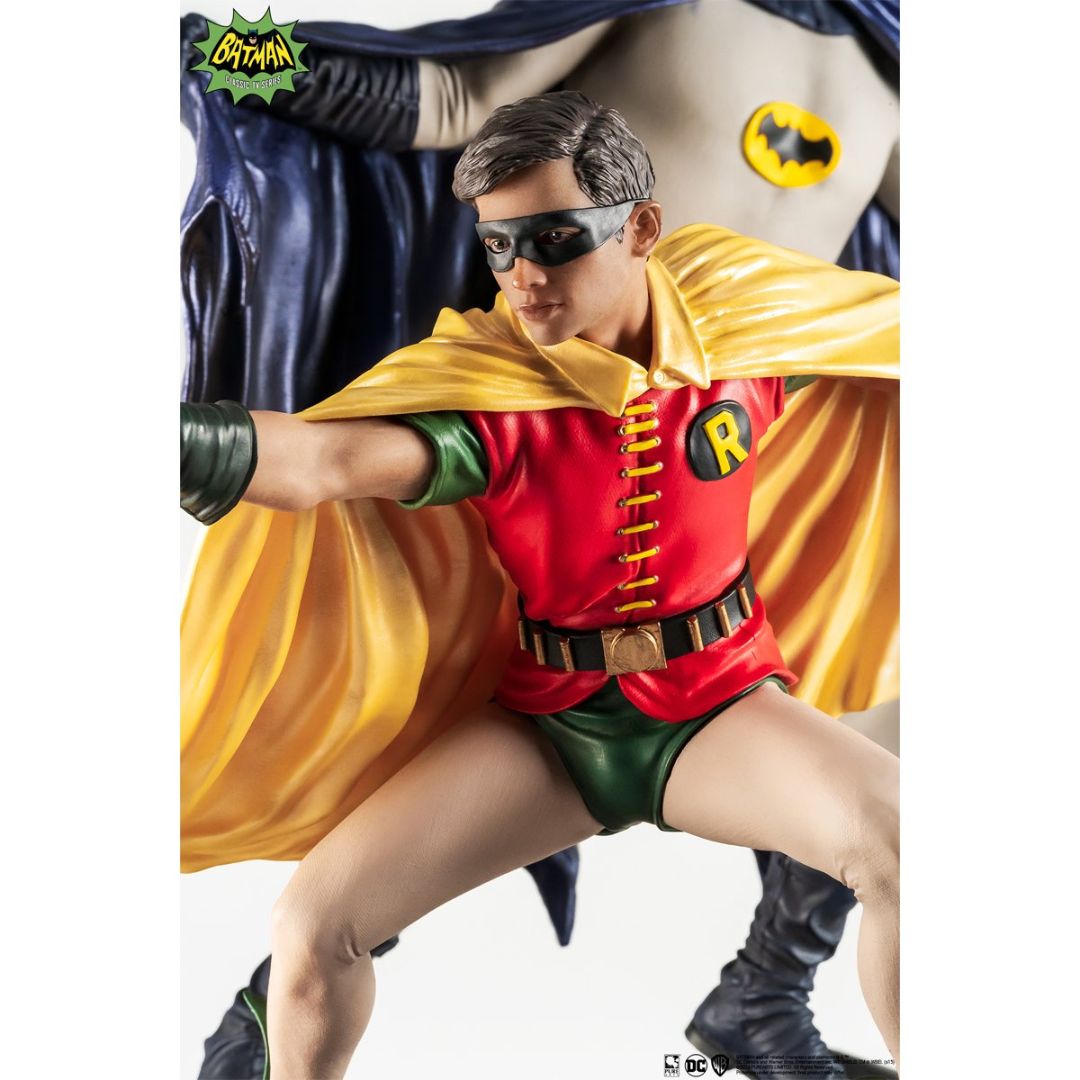 Batman 1966 Classic Tv Series Batman And Robin Statue By Pure Arts -Pure Arts - India - www.superherotoystore.com