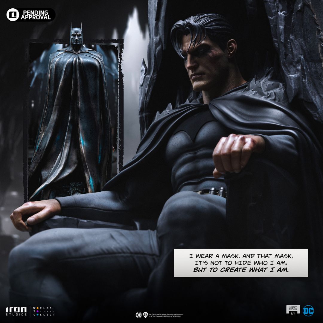 Batman Identity Dc Comics Legacy Replica Statue By Iron Studios -Iron Studios - India - www.superherotoystore.com