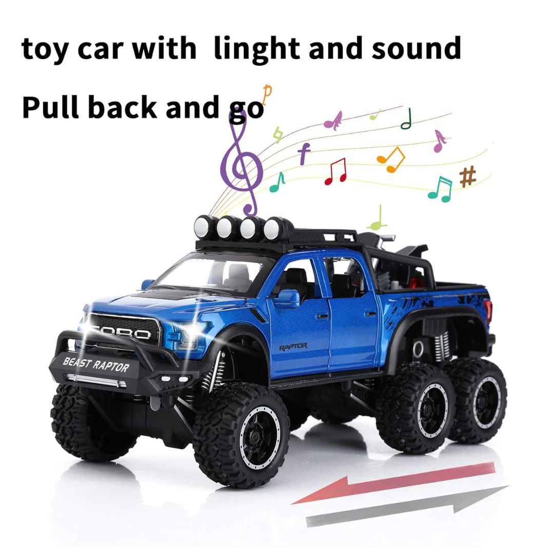 Blue 1:28 Scale Die-Cast Metal Pick-Up Truck -Lumo - India - www.superherotoystore.com