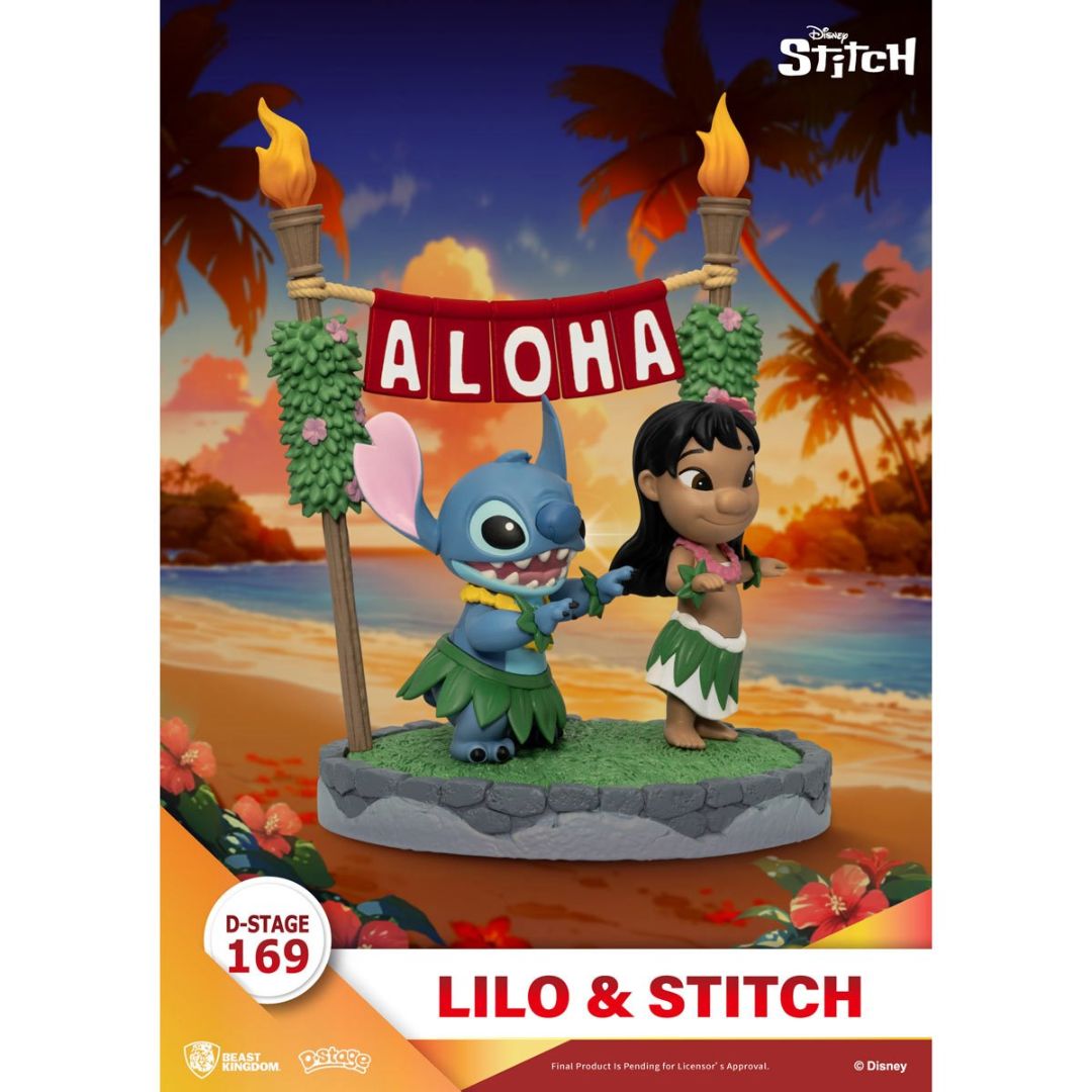 Lilo & Stitch D-Stage Statue By Beast Kingdom -Beast Kingdom - India - www.superherotoystore.com