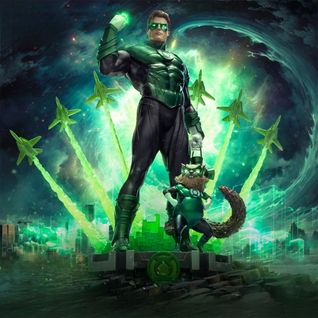 Green Lantern Unleashed Deluxe Statue By Iron Studios -Iron Studios - India - www.superherotoystore.com