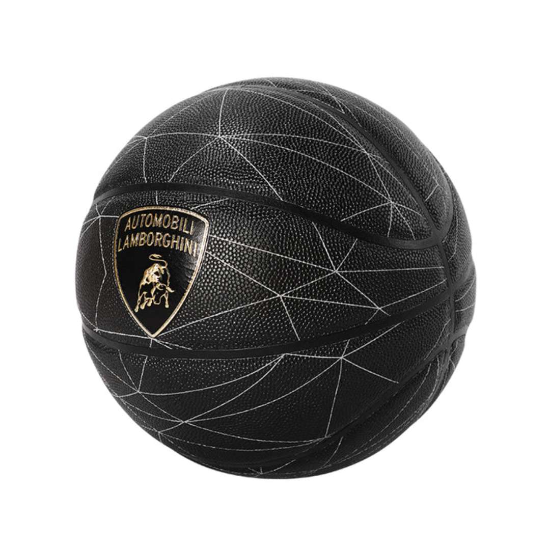 LAMBORGHINI RUBBER BASKETBALL BLACK Size 7 by Mesuca -Mesuca - India - www.superherotoystore.com