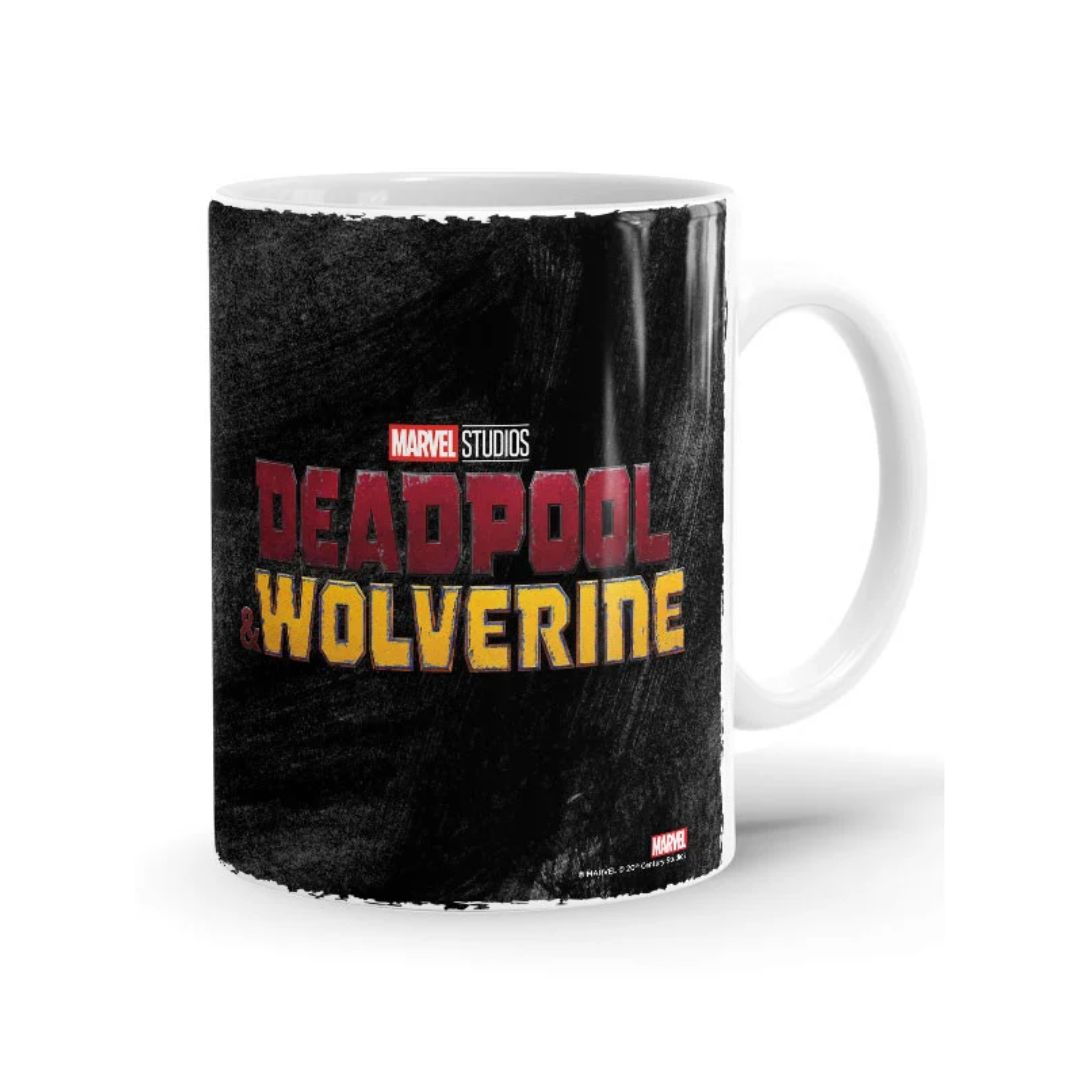 DEADPOOL & WOLVERINE: TITLE LOGO - MARVEL OFFICIAL MUG -Redwolf - India - www.superherotoystore.com