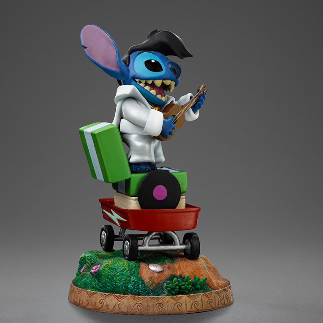 Stitch King Of Rock Statue By Iron Studios -Iron Studios - India - www.superherotoystore.com