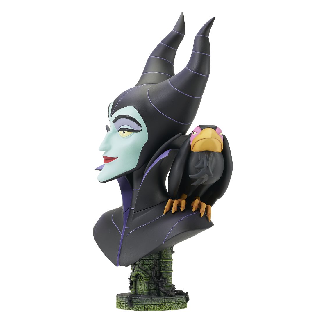 Disney Legends In 3D Maleficent Bust Statue By Diamond Gallery -Diamond Gallery - India - www.superherotoystore.com