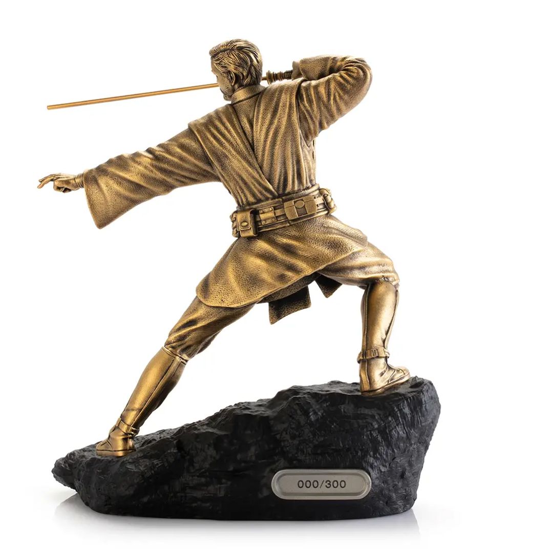 Limited Edition Gilt Obi-Wan Figurine By Royal Selangor