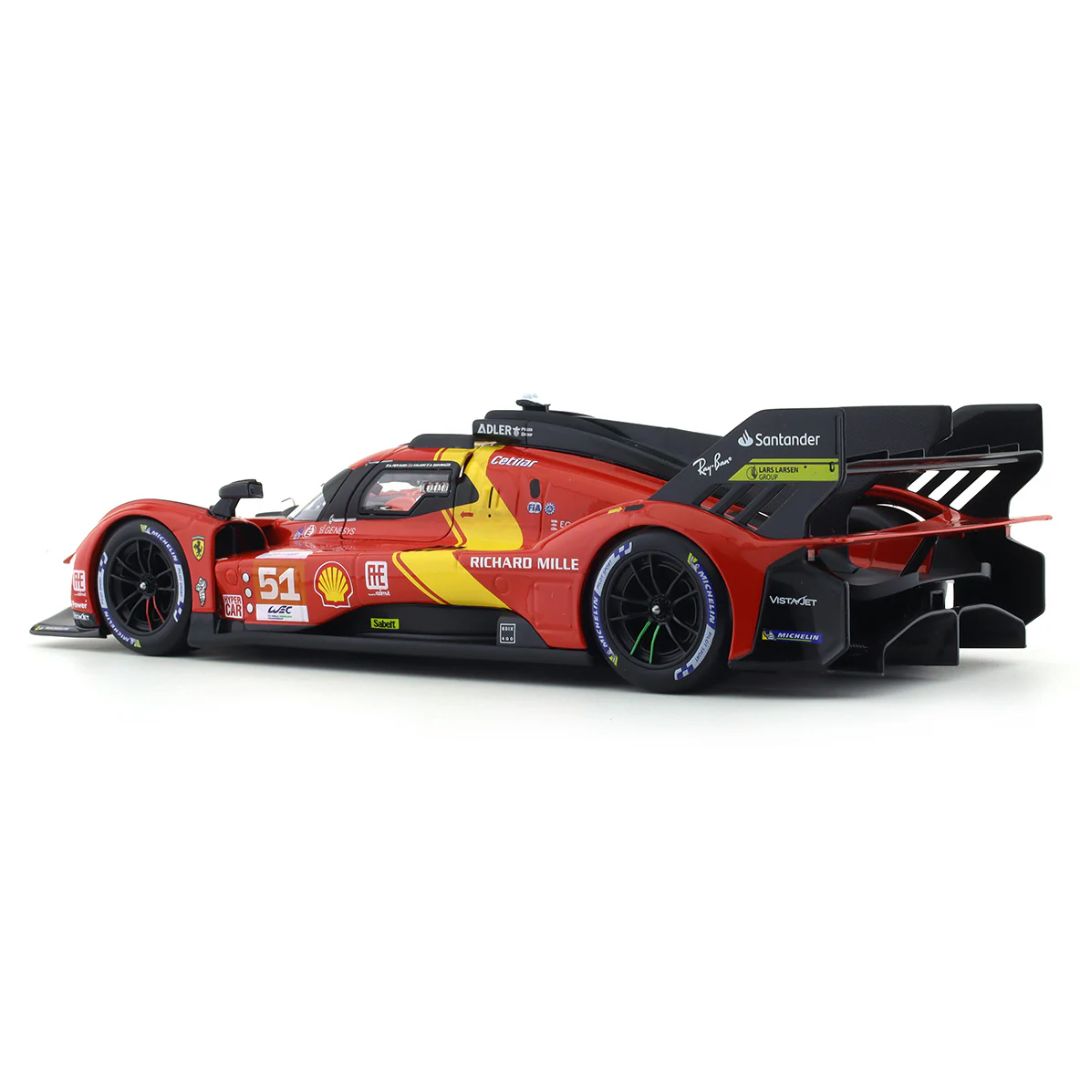 Ferrari 1:18 Scale 499P LMDh (Deluxe Version) by Bburago -Bburago - India - www.superherotoystore.com