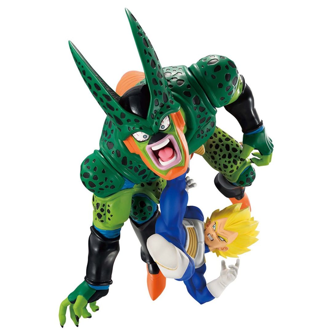 Dragon Ball Z Vegeta Vs Cell Dragon History Ii Revible Moment Statue By Bandai -Bandai - India - www.superherotoystore.com