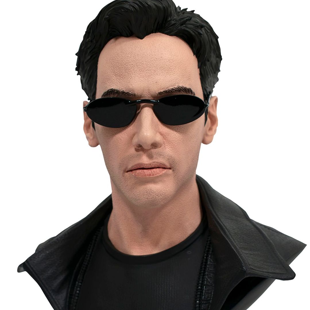 The Matrix Legends In 3D Neo Bust Statue By Diamond Gallery -Diamond Gallery - India - www.superherotoystore.com