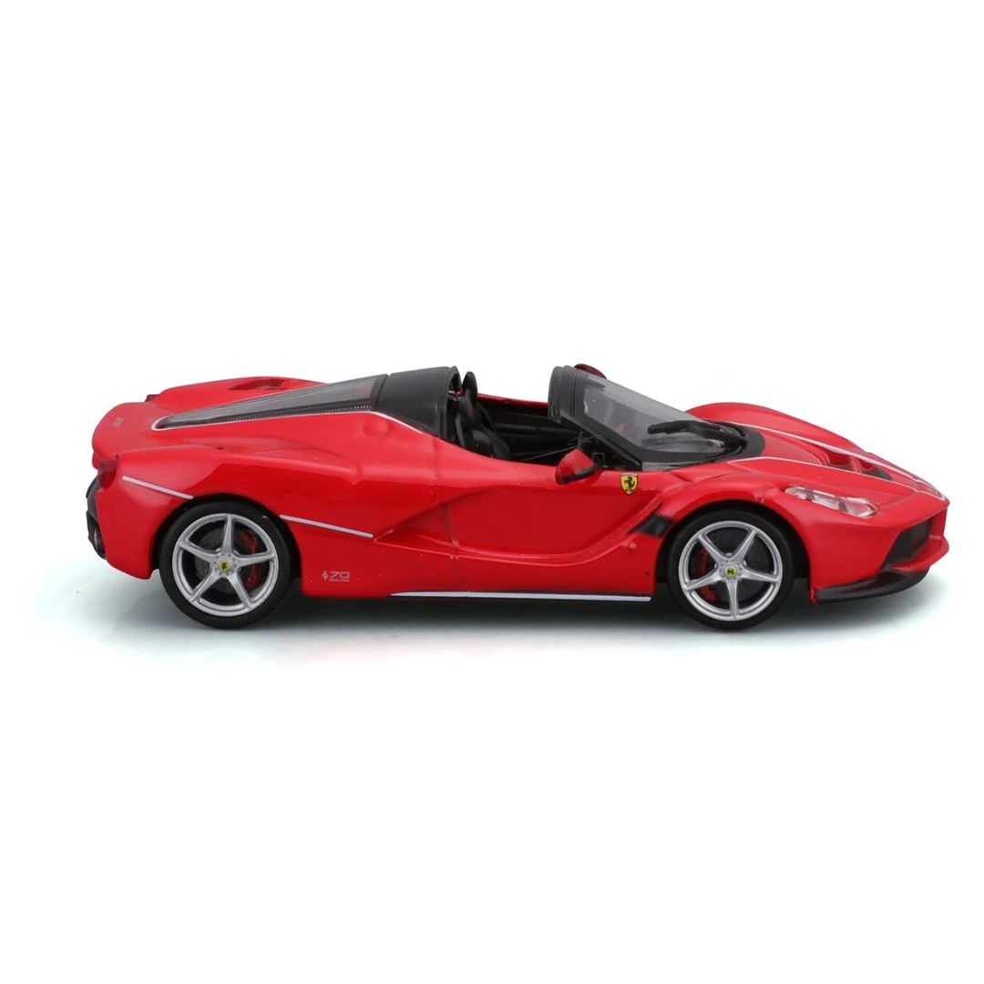 Red Ferrari LaFerrari Aperta 1:43 Scale Die-Cast car by Bburago -Bburago - India - www.superherotoystore.com