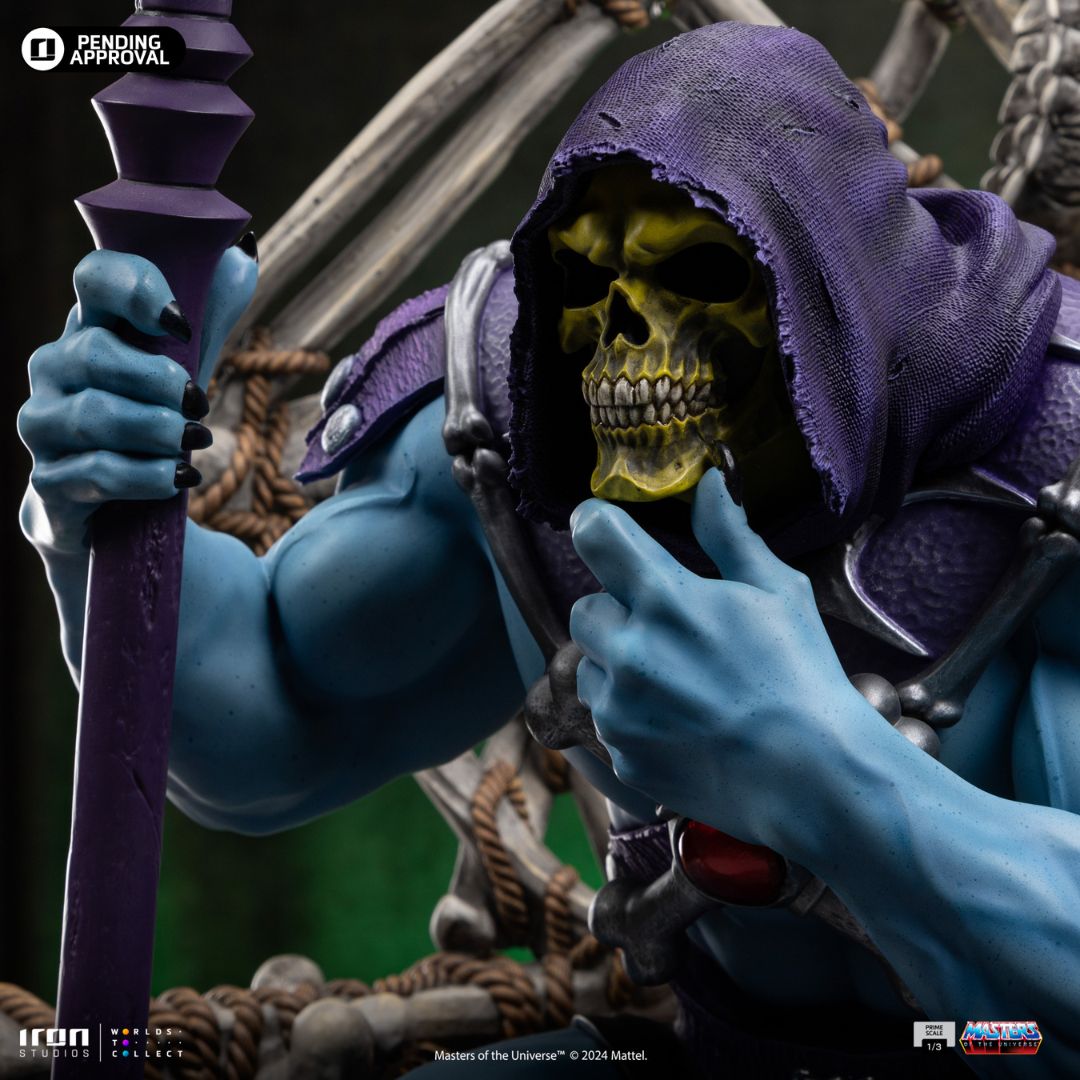 Skeletor (10Th Anniversary) - Masters Of The Universe - Prime Scale Statue By Iron Studios -Iron Studios - India - www.superherotoystore.com