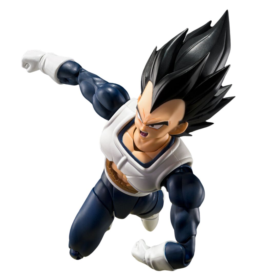 Dragon Ball Z Vegeta -Old Battle Clothes SH Figuarts Action Figure By Tamashii Nations -SH Figuarts - India - www.superherotoystore.com