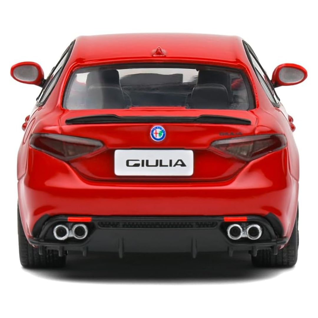 ALFA ROMEO GIULIA QUADRIFOGLIO RED 2019 1:43 scale by Solido -Solido - India - www.superherotoystore.com