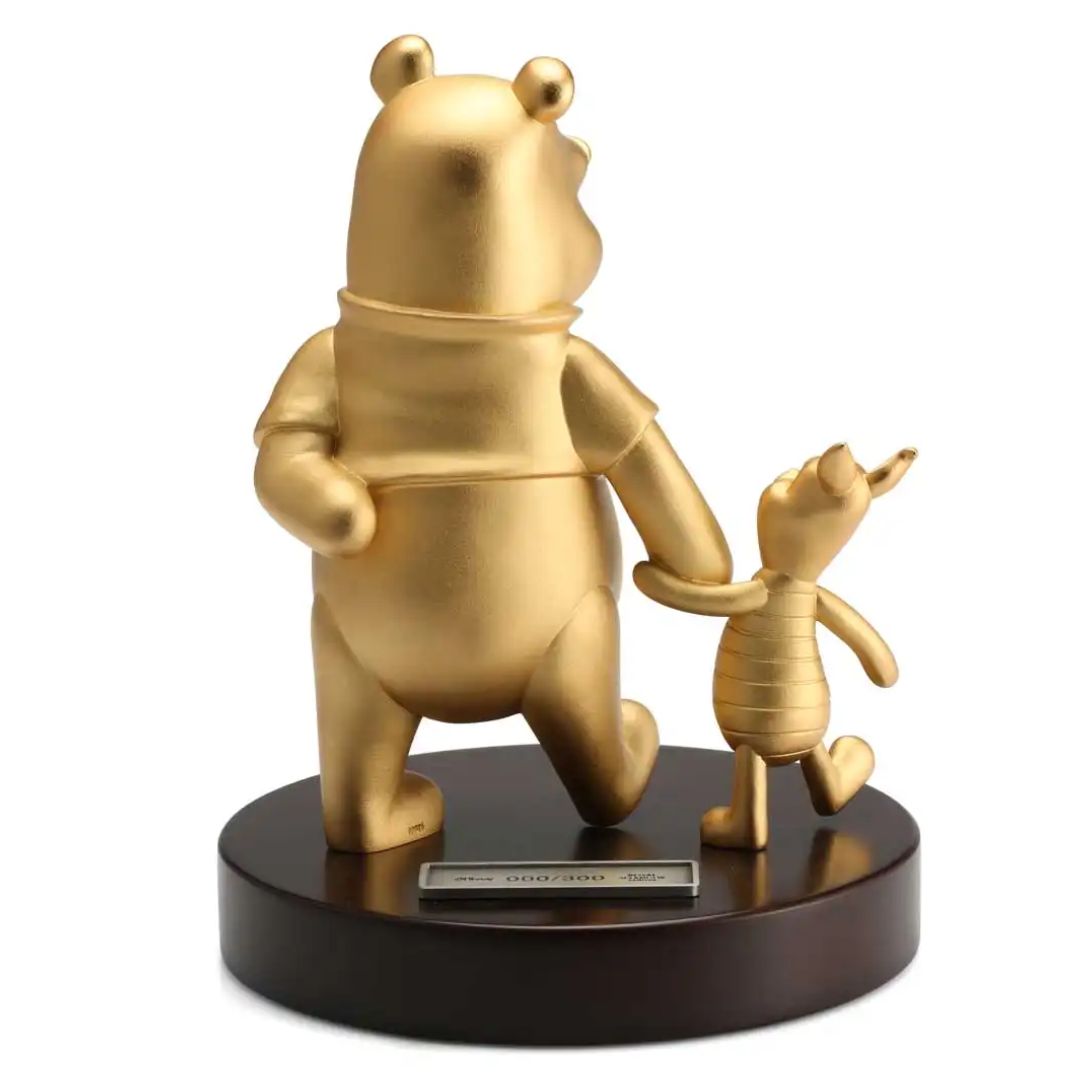 Limited Edition Gilt Pooh & Piglet Figurine By Royal Selangor -Royal Selangor - India - www.superherotoystore.com