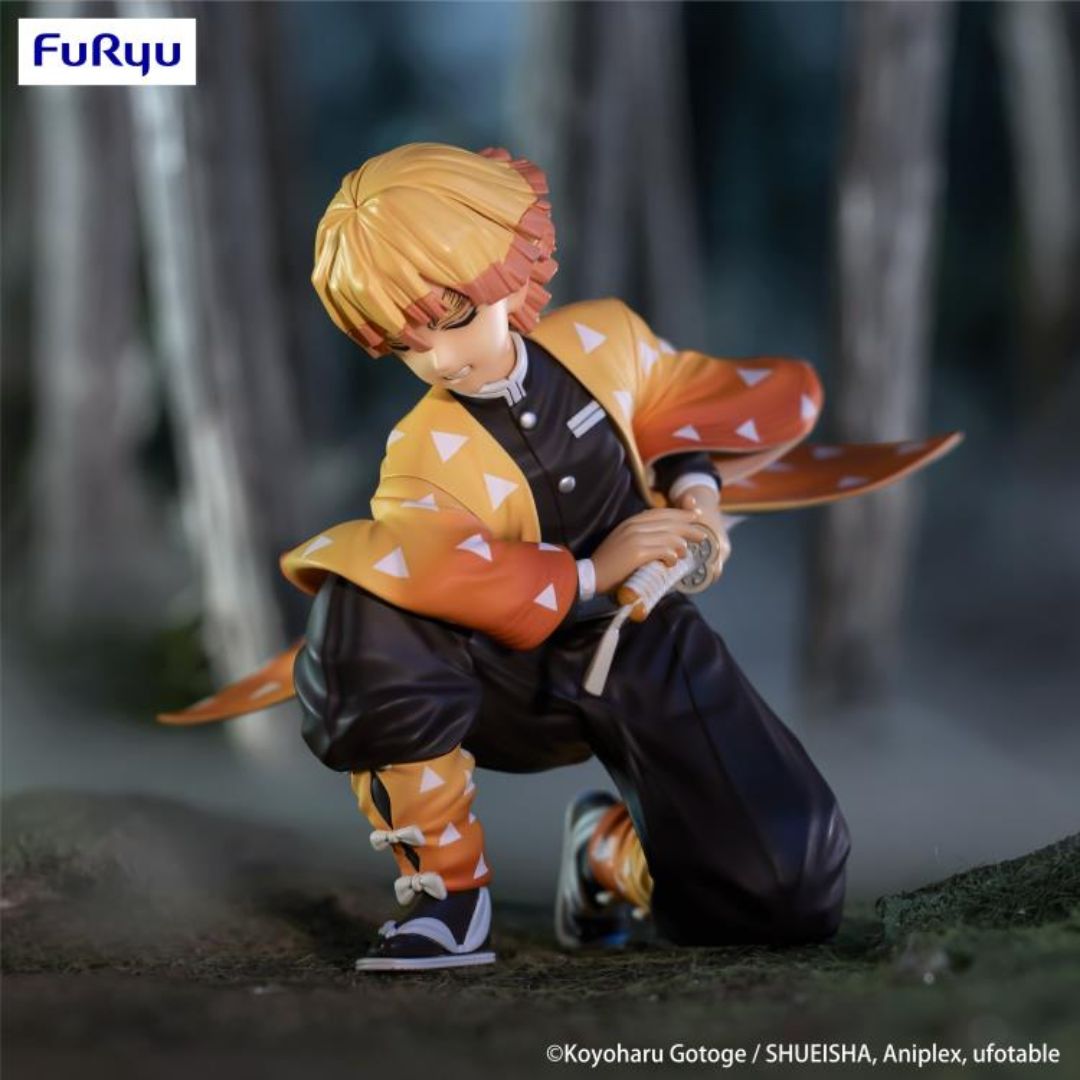 Demon Slayer: Kimetsu No Yaiba Noodle Stopper Statue -Agatsuma Zenitsu By Furyu -Furyu - India - www.superherotoystore.com