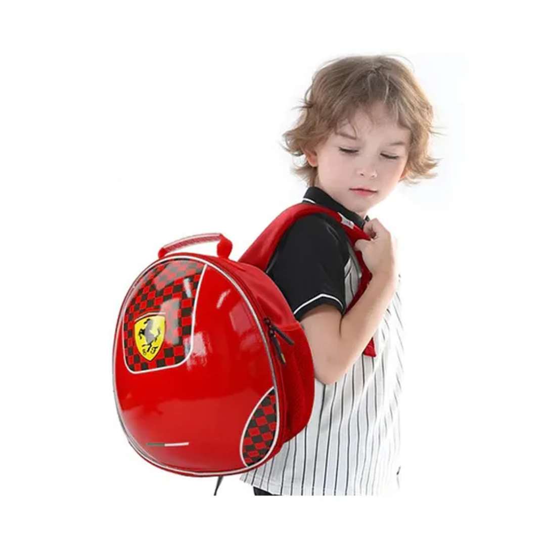 FERRARI HARDSHELL SPORTS ACCESSORY BAG FOR FERRARI Size 2 SOCCER BALL- RED by Mesuca -Mesuca - India - www.superherotoystore.com