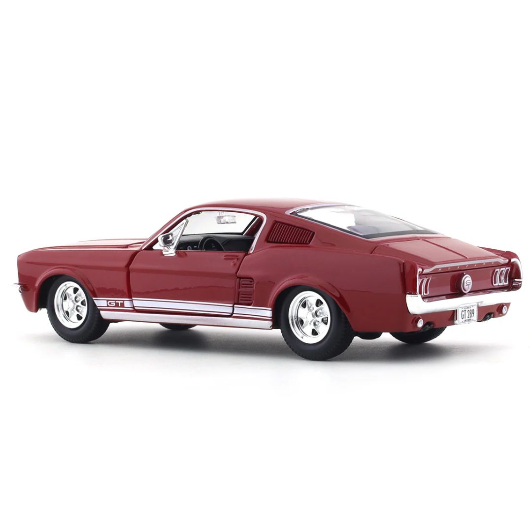 1967 Red Ford Mustang GT 1:24 Scale Die-Cast Car by Maisto -Solido - India - www.superherotoystore.com