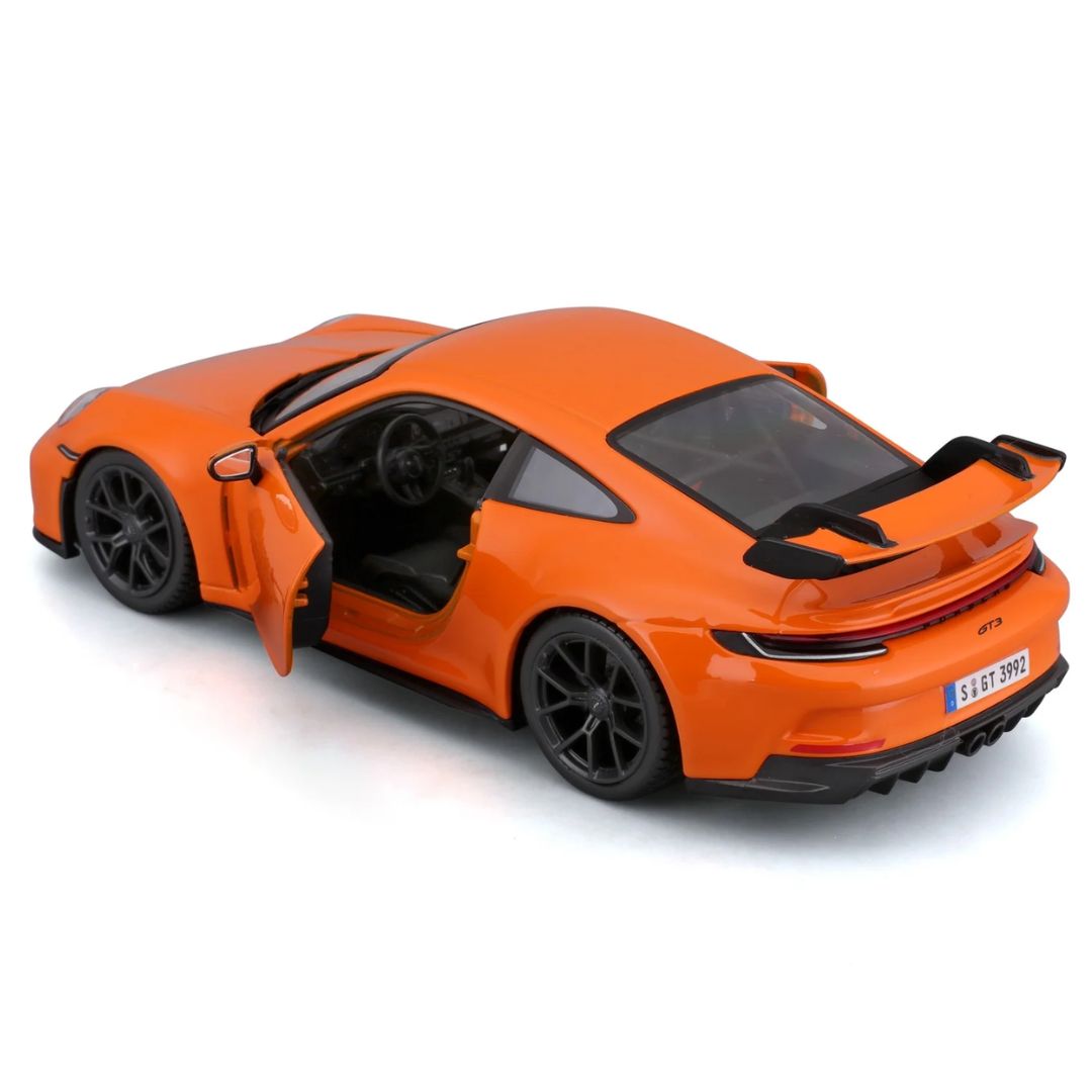 2022 Orange Porsche 911 GT3 1:24 Scale Die-Cast Car by Bburago -Bburago - India - www.superherotoystore.com