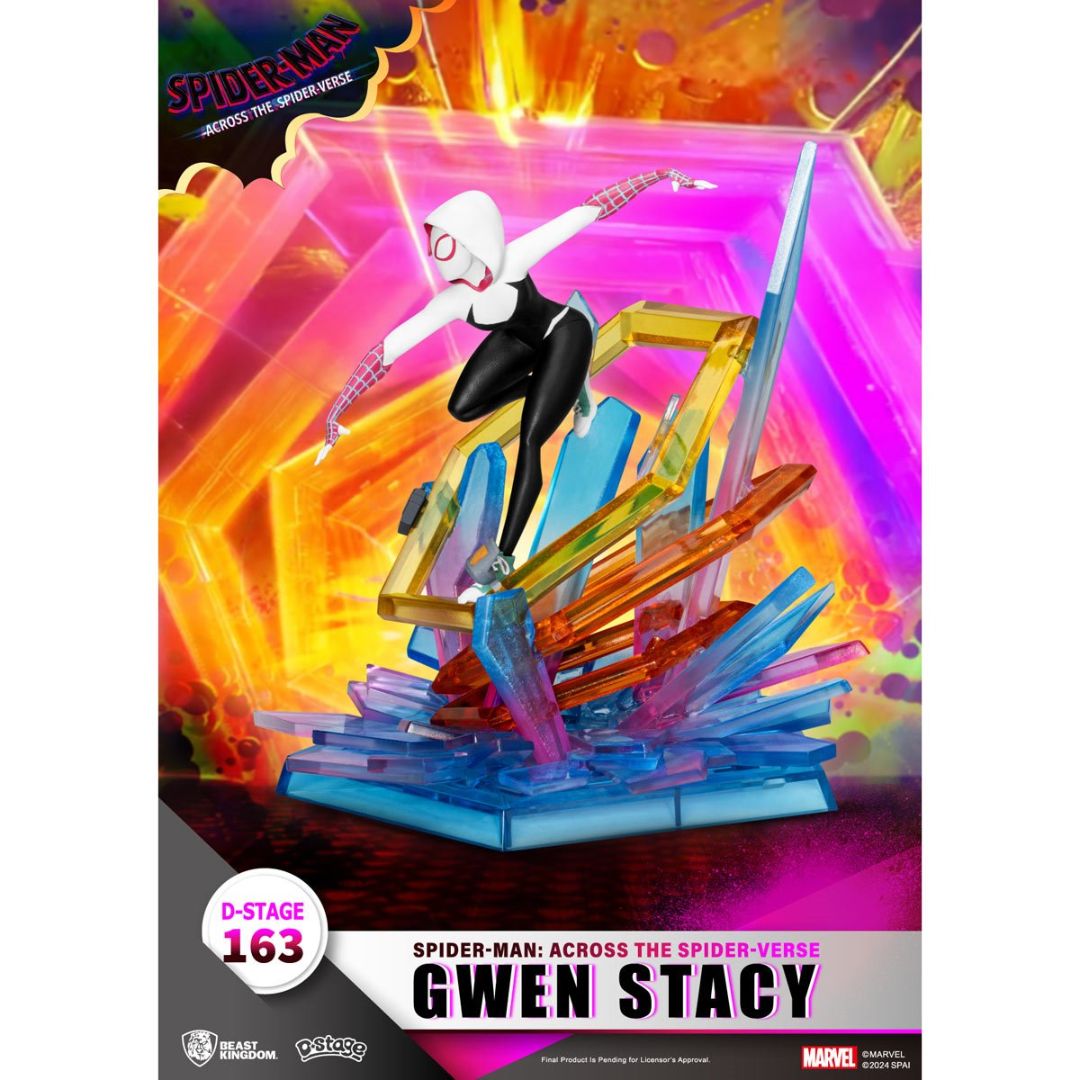 Spider-Man: Across The Spider-Verse Gwen Stacy Ds-163 D-Stage Statue By Beast Kingdom -Beast Kingdom - India - www.superherotoystore.com