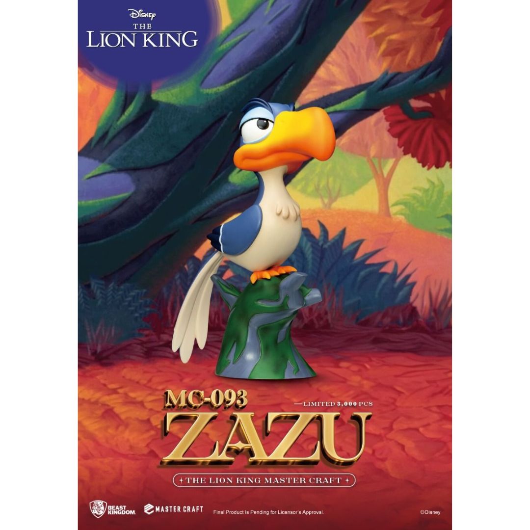 The Lion King Master Craft Zazu statue By Beast Kingdom -Beast Kingdom - India - www.superherotoystore.com