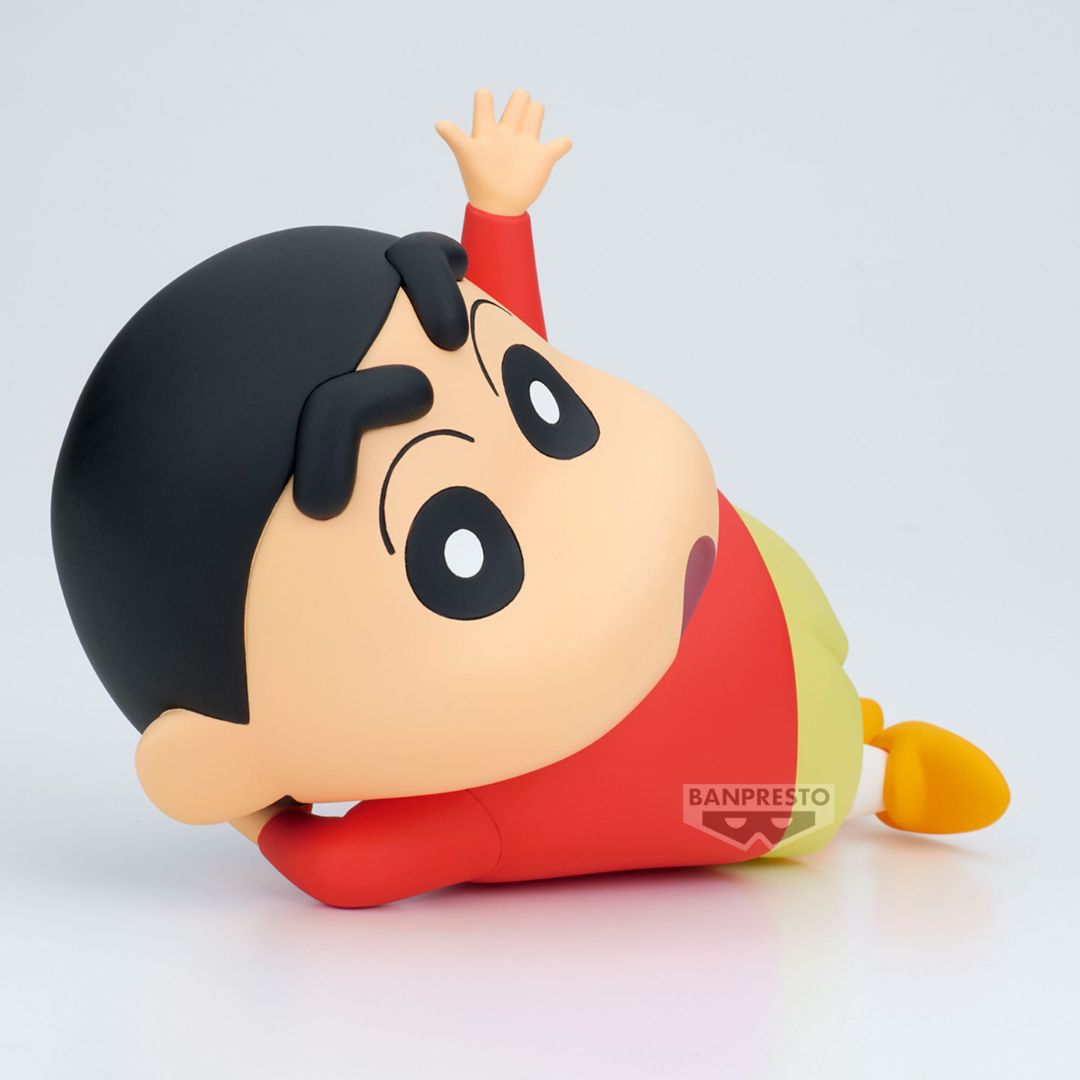 Crayon Shinchan Big Sofvimates - Shinnosuke No Hara - Oh Figure By Banpresto -Banpresto - India - www.superherotoystore.com