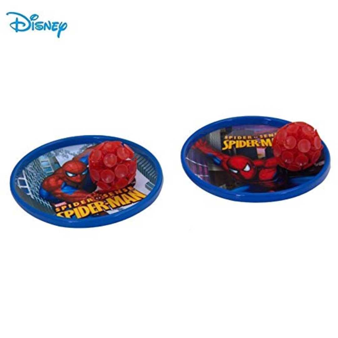 MARVEL SPIDER-MAN CATCH BALL SET (TWO BALL TWO PLATES) - BLUE By Mesuca -Mesuca - India - www.superherotoystore.com