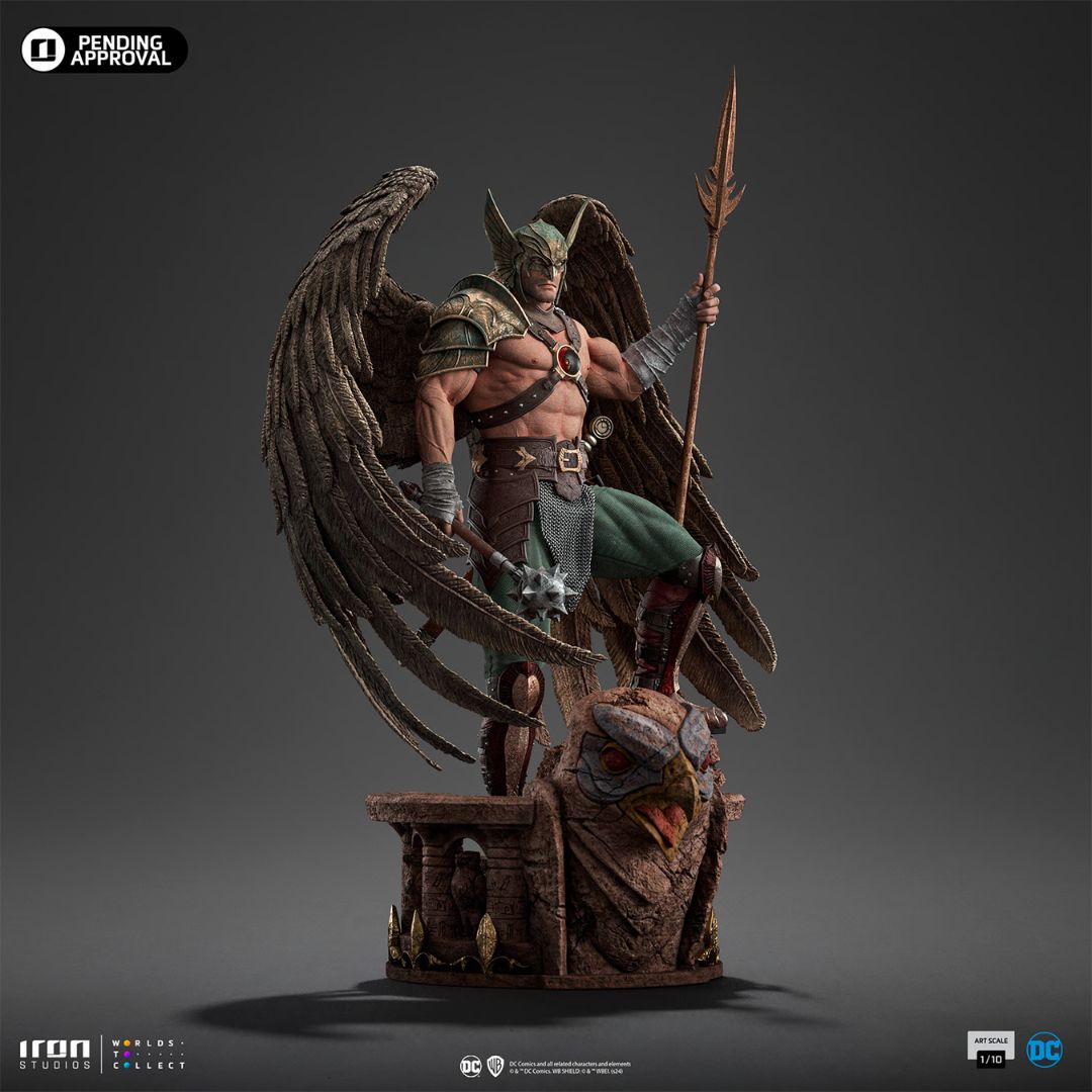 Hawkman 10Th Anniversary  Statue By Iron Studios -Iron Studios - India - www.superherotoystore.com