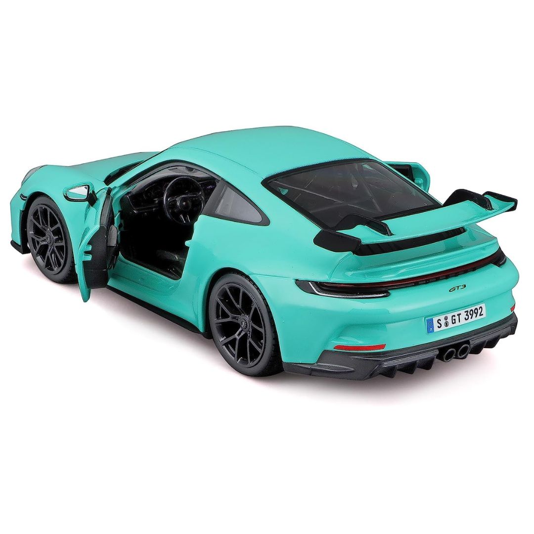 2022 Green Porsche 911 GT3 1:24 Scale Die-Cast Car by Bburago -Bburago - India - www.superherotoystore.com