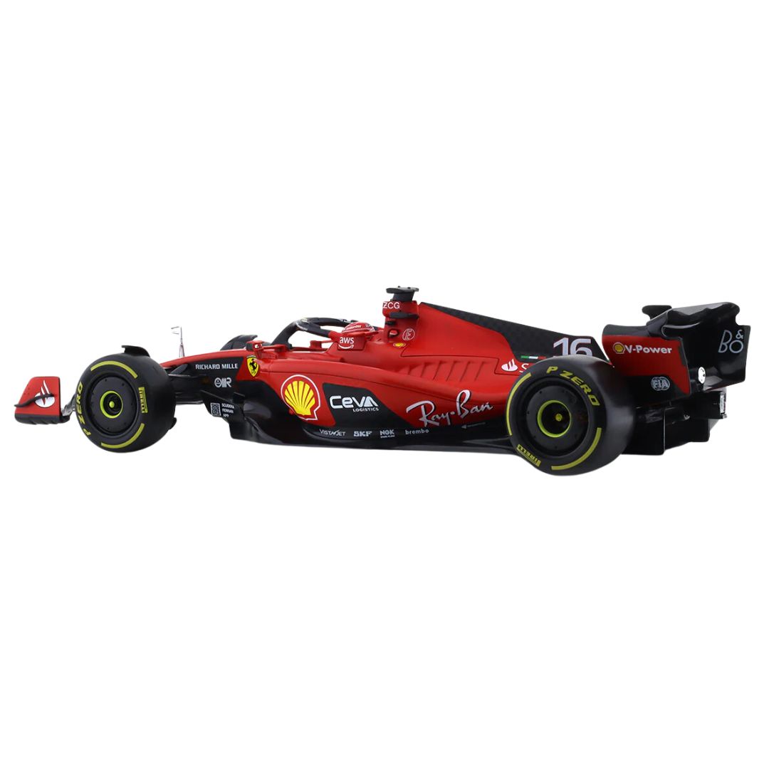 Ferrari 1:18 Scale  SF23 (Deluxe Version) by Bburago -Bburago - India - www.superherotoystore.com