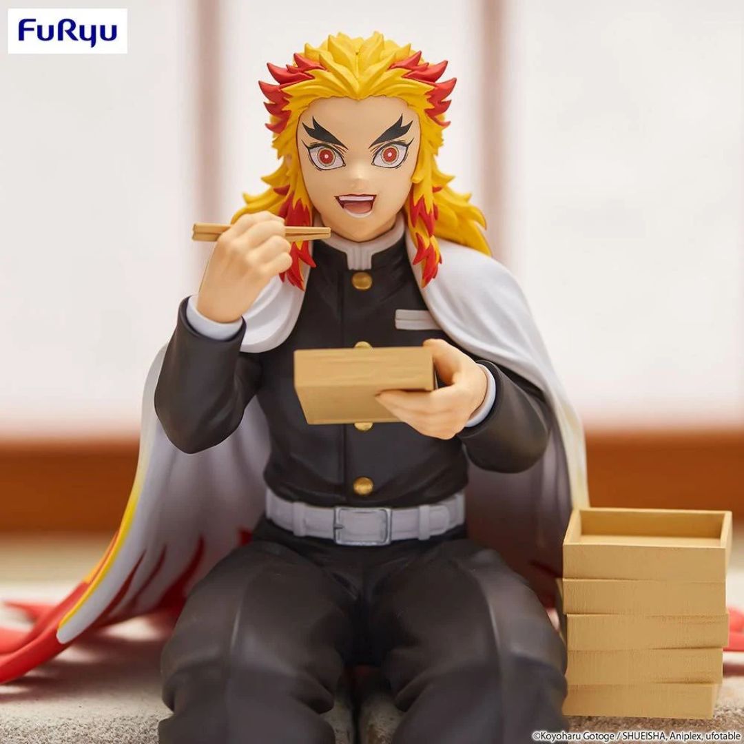 Demon Slayer: Kimetsu No Yaiba Noodle Stopper Statue -Rengoku Kyojuro By Furyu