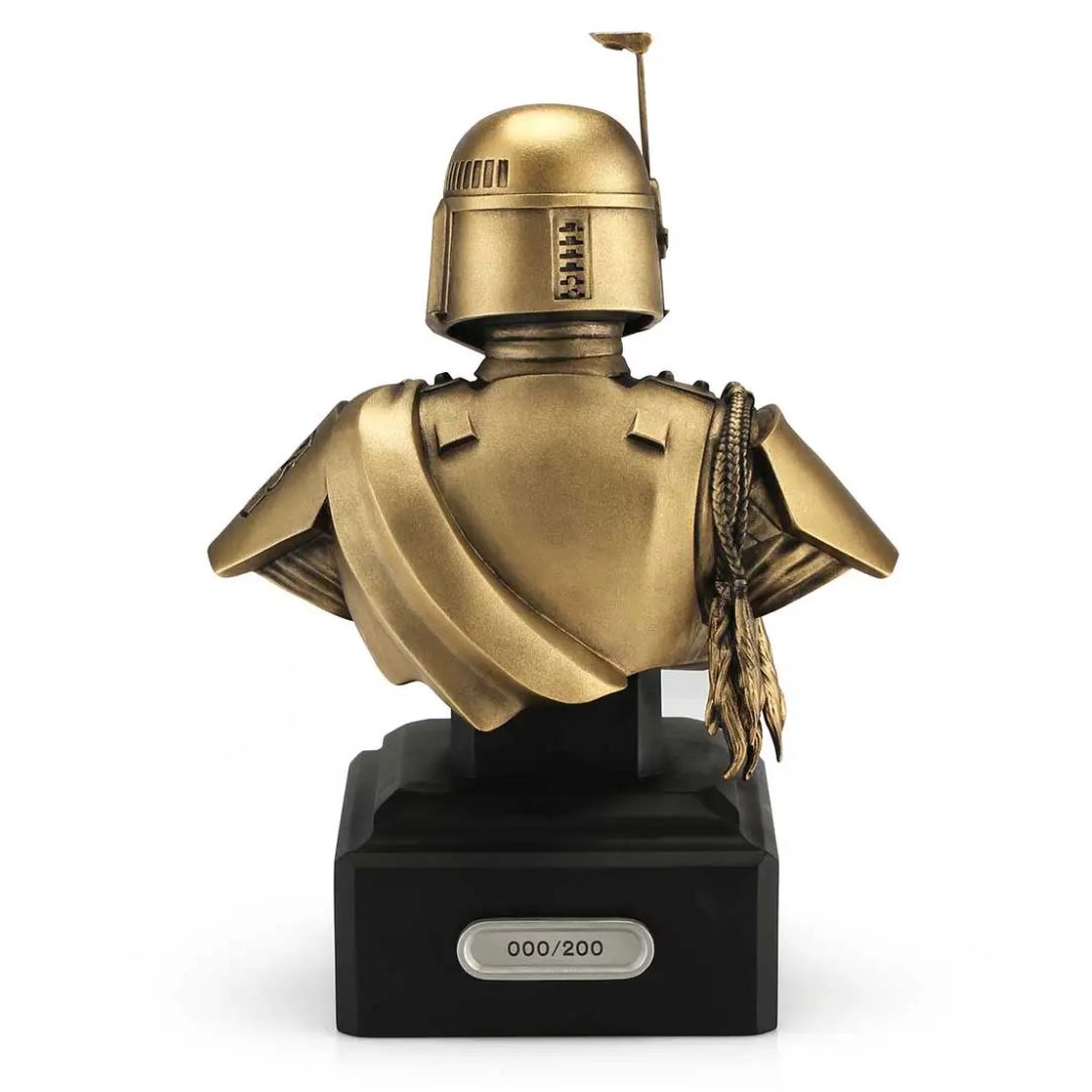 Limited Edition Gilt Boba Fett Bust By Royal Selangor -Royal Selangor - India - www.superherotoystore.com